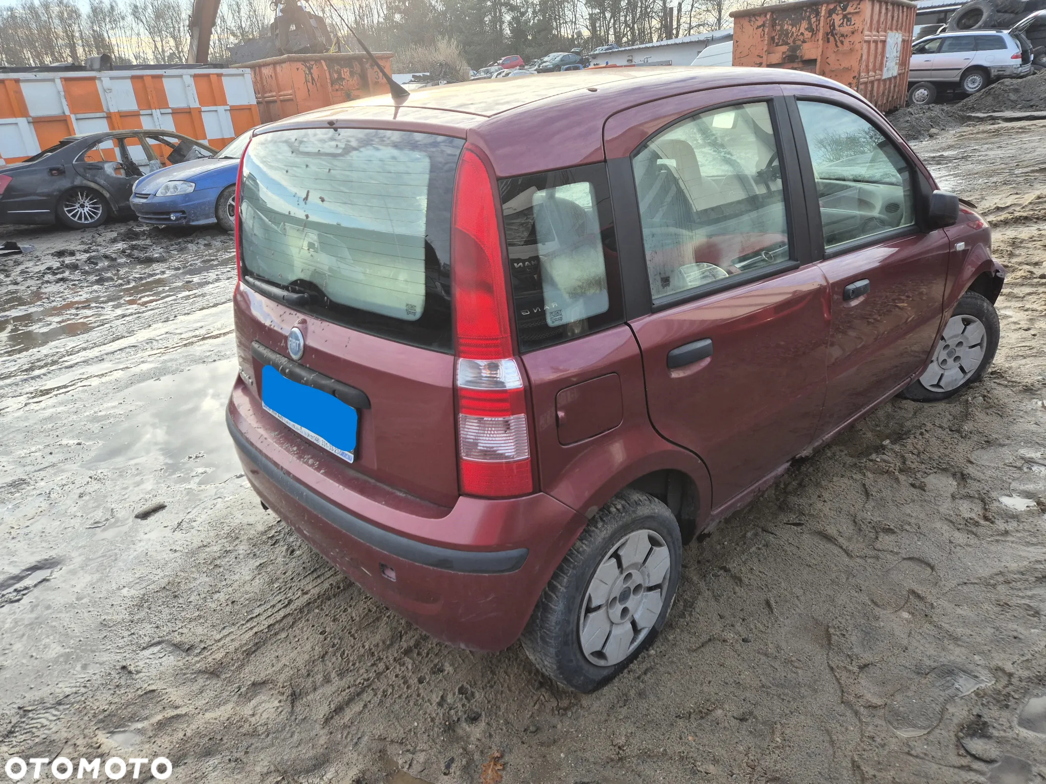 FIAT PANDA 132 maska pokrywa silnika klapa bagażnika zderzak lampa reflektor pas przedni stop lampy halogeny - 4