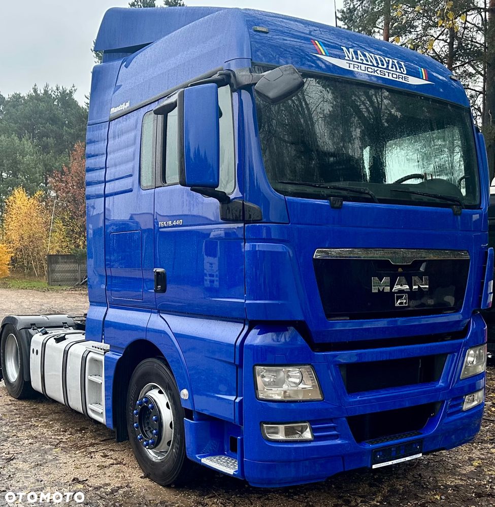 MAN TGX 18.440 XLX MANUAL SPOJLERY KLIMA WEBASTO LODÓWKA 2xALUTANK 2011r EURO 5 825000km - 1