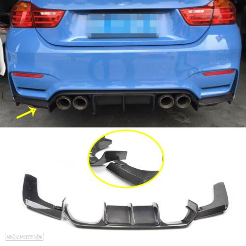 Difusor Traseiro Bmw M4 F82 F83 M3 F80 Carbono