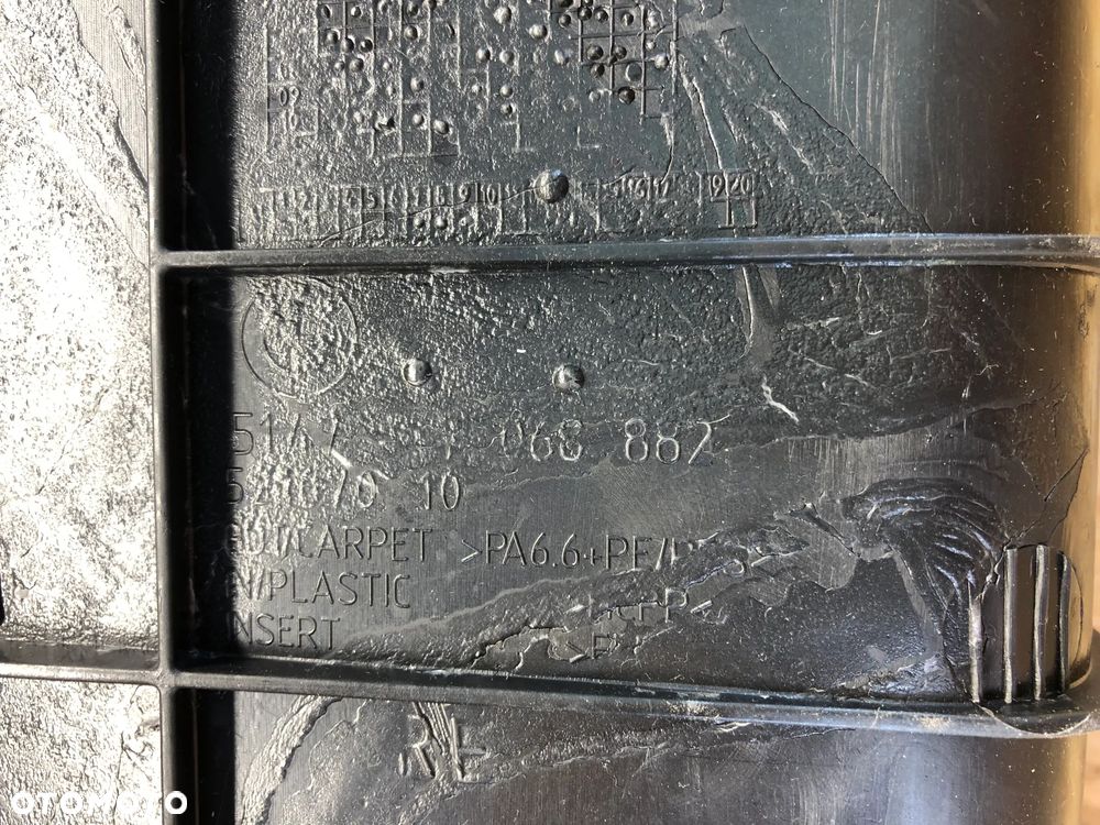 BOCZEK BAGAŻNIKA PODŁOGA BMW E91 CZARNA - 14