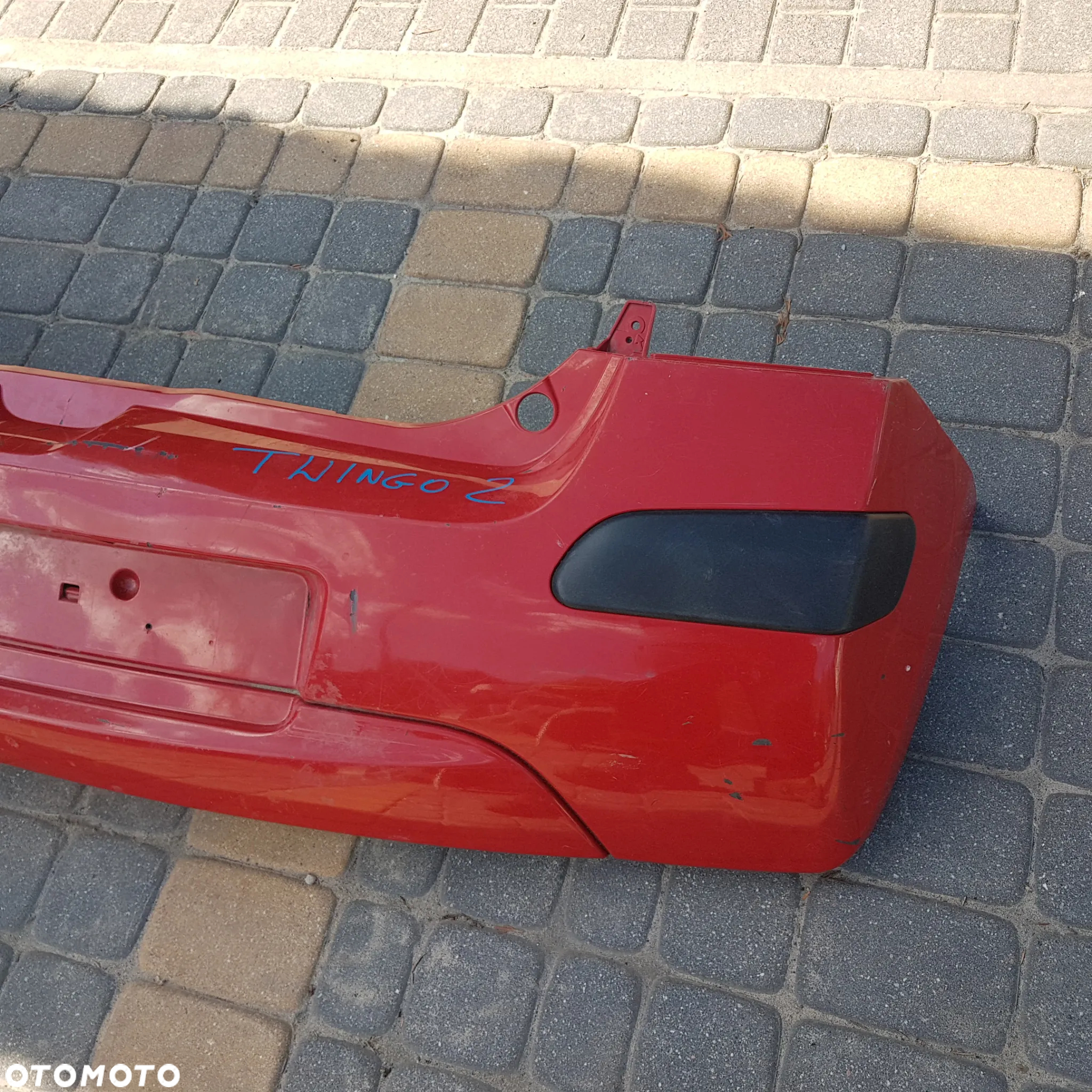 zderzak tył tylny renault twingo II 2 nakładka na zderzak mitsubishi colt space star oryginal - 2