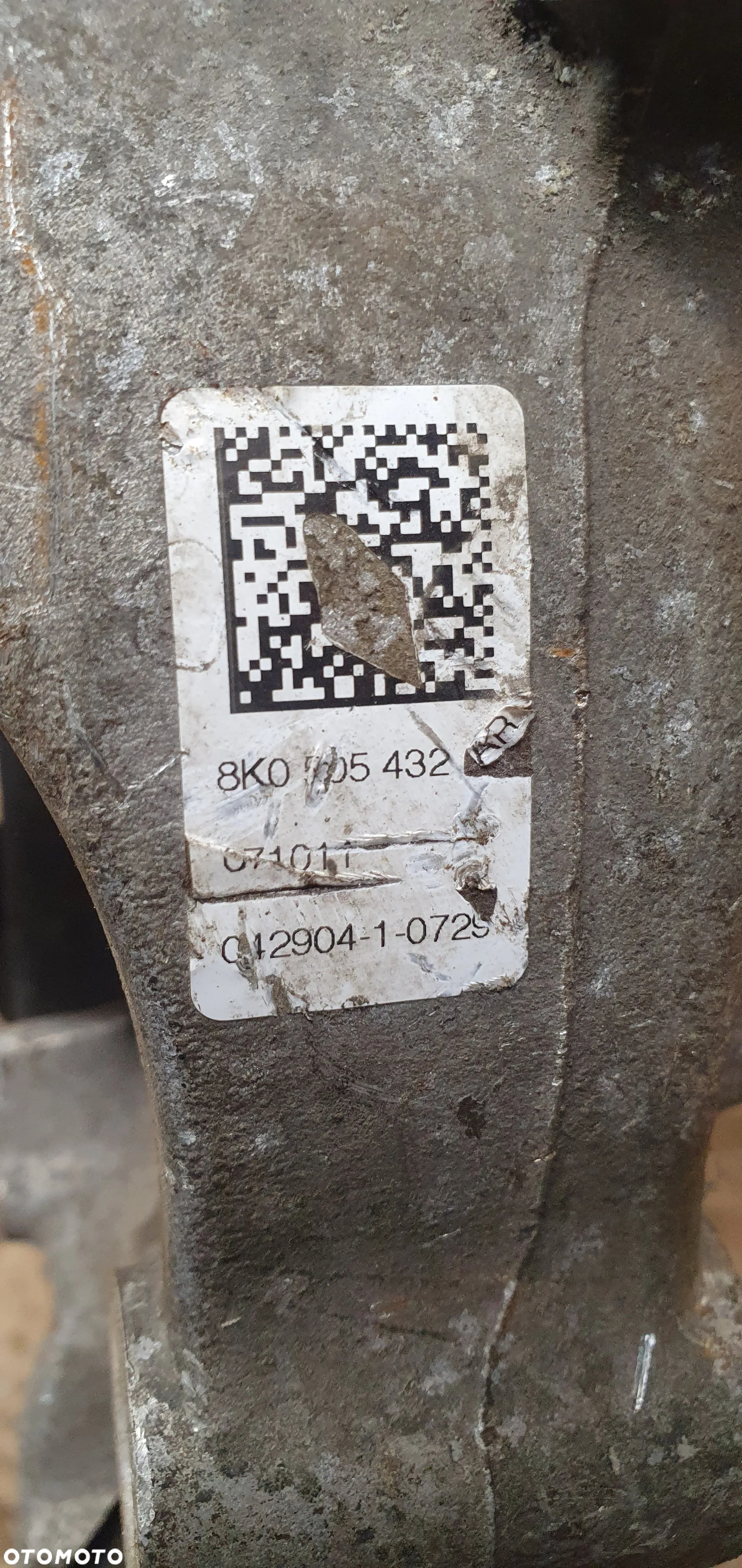 Zwrotnica prawy tył tylna prawa Audi A4 B8 A5 8K0505432AR - 6