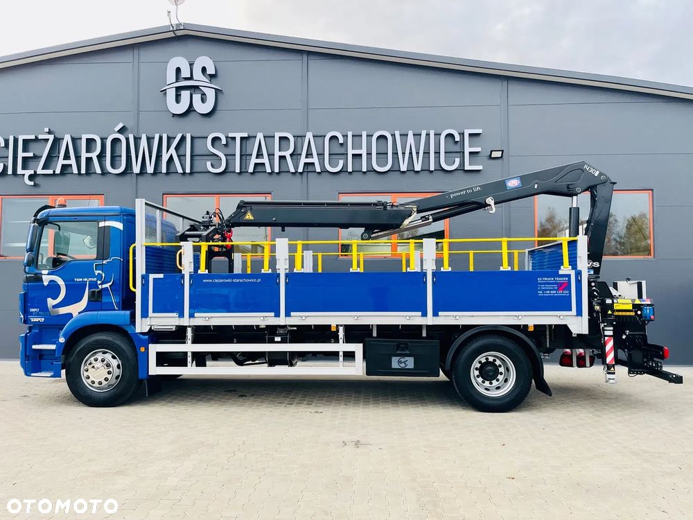 MAN TGM TGS TGL 18.250 // 4x2  // org. Przebieg 143tys. Km // HDS dzwig żuraw kran Krane // Stan idealny - 3