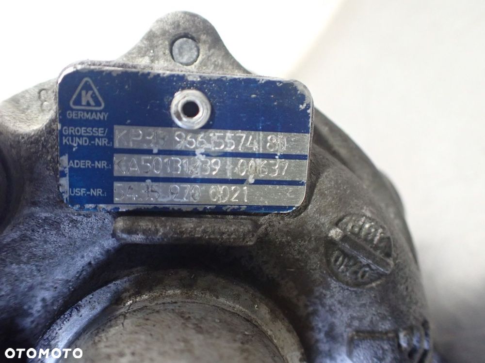 TURBOSPRĘŻARKA CITROEN NEMO 1.4 HDI9661557480 - 8