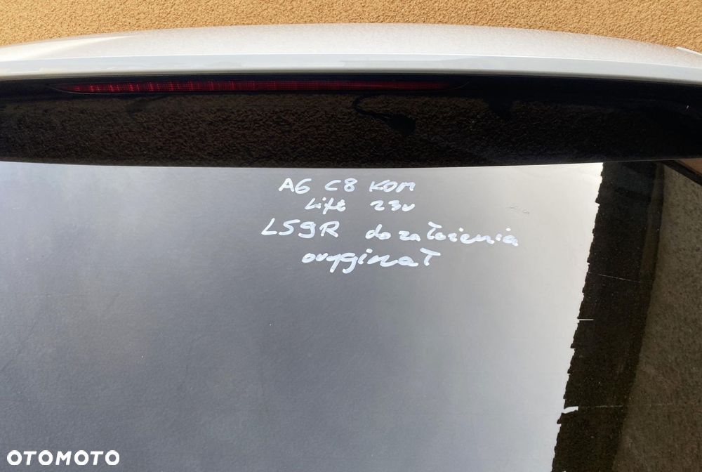AUDI A6 C8 LIFT LS9R AVANT KOMBI KLAPA BAGAŻNIKA TYŁ TYLNA Do założenia - 6