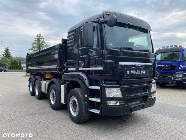 MAN MAN TGS 35.440 8X4 EURO 5 WYWROTKA 3 STRONNA Meiller BORDMATIC 2013R, z Niemiec - 4