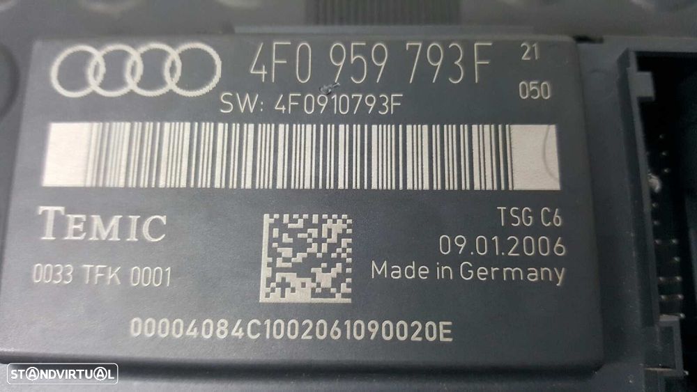 CENTRALINA/BOMBA FECHO CENTRAL AUDI A6 BERLINA (4F2) 2.0 TDI - 2