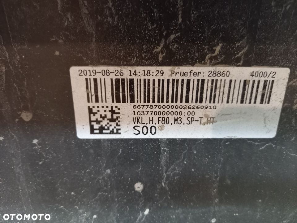 Bmw M3 F80 M-Power zderzak tyl tylni tylny - 7