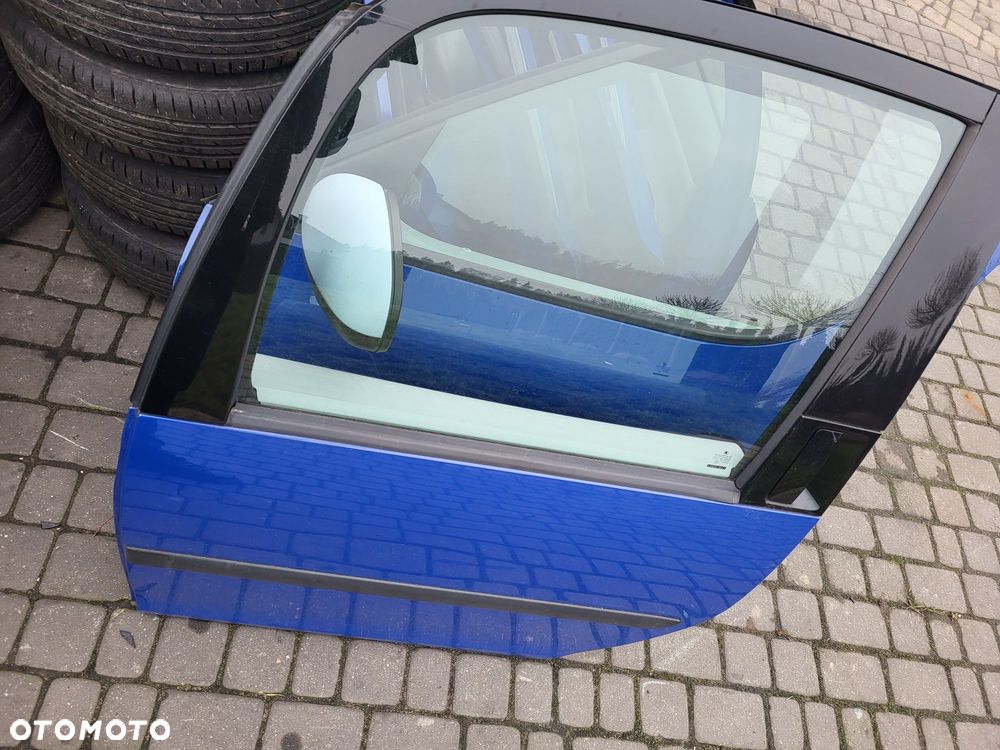 Drzwi tylne lewe skoda Roomster 07r lakier 4590 kompletne  bez korozji - 3