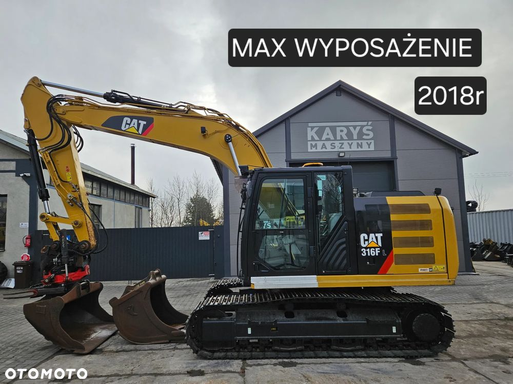 Caterpillar KOPARKA GĄSIENICOWA CAT CATERPILLAR 316FL 316E 316F 316 FL 314 315 316 318 2018R. ROTOTILT - 2