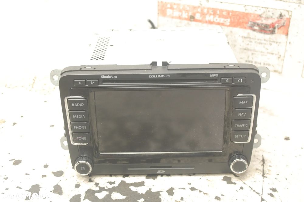 RADIO NAWIGACJA GPS 3T0035860 SKODA SUPERB II - 2