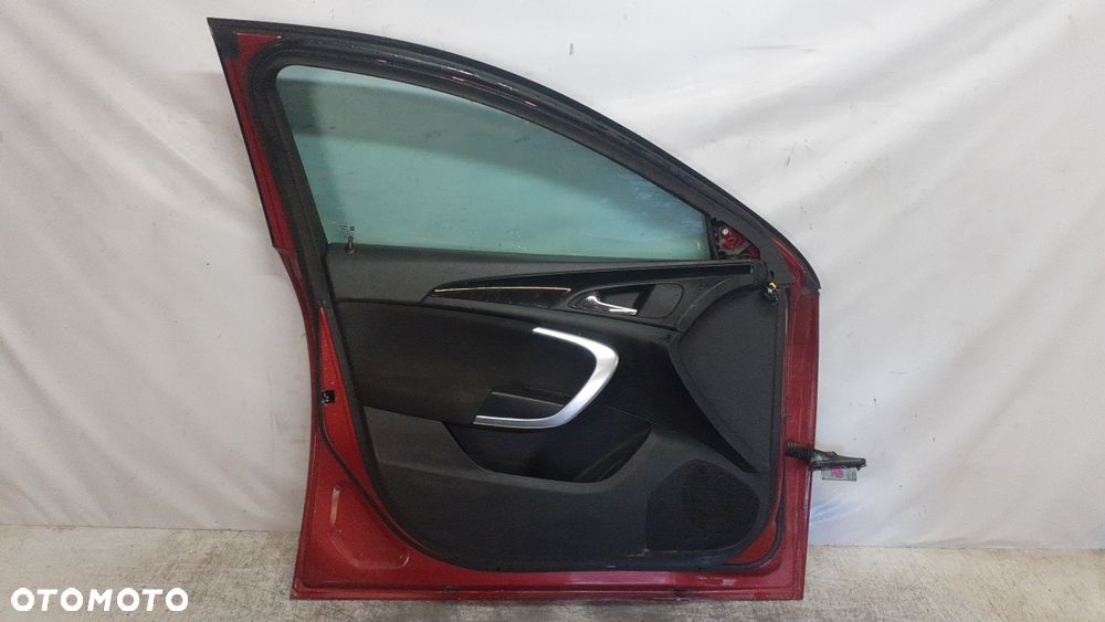 / DRZWI PRZÓD PRZEDNIE LEWE OPEL INSIGNIA 1 I A Z50C BORDO BORDOWE - 5