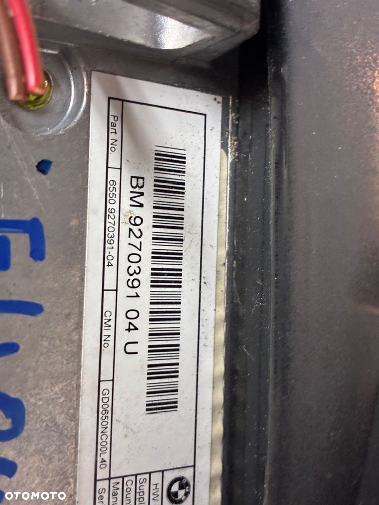 BMW 1 Wyświetlacz Nawigacji 6550 9270391 - 3