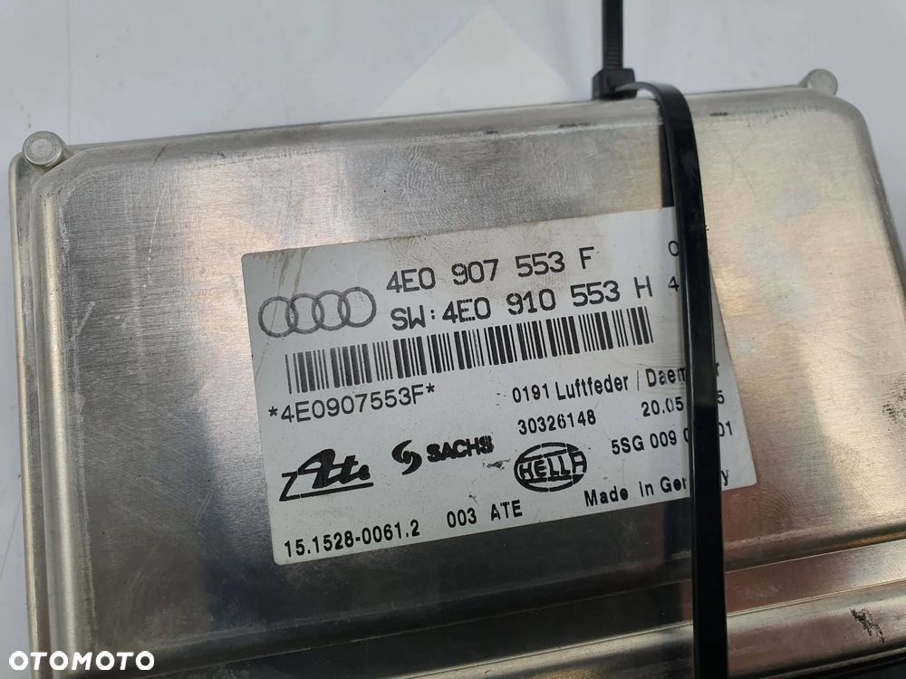 Sterownik / Moduł zawieszenia pneumatycznego 4E0907553F - 2