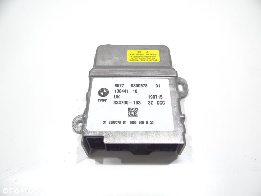 MODUŁ SENSOR PODUSZKI AIRBAG BMW X1 F48 9390578 - 1