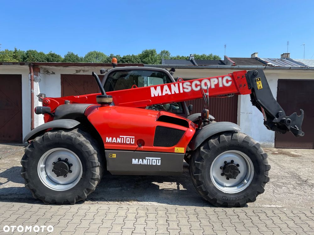 Manitou Ładowarka teleskopowa Manitou MLT 730-120 LS TURBO_Perkins 4 Cylindrowy 120 KM + Skrzynia biegów 40 KM/H SZYBKA_Napęd 4X4 - 2