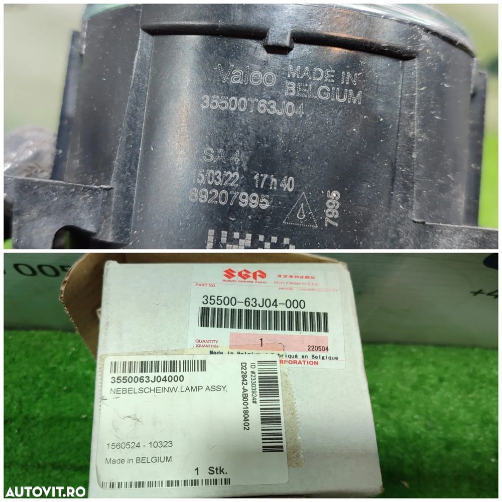 PROIECTOR CEATA SUZUKI SWIFT, GRAND VITARA, SX4, ALTO, SPLASH / COD OEM 35500T63J04 / 89207995 / 35500-63J04-000 2005-2015 (5G2) - 8