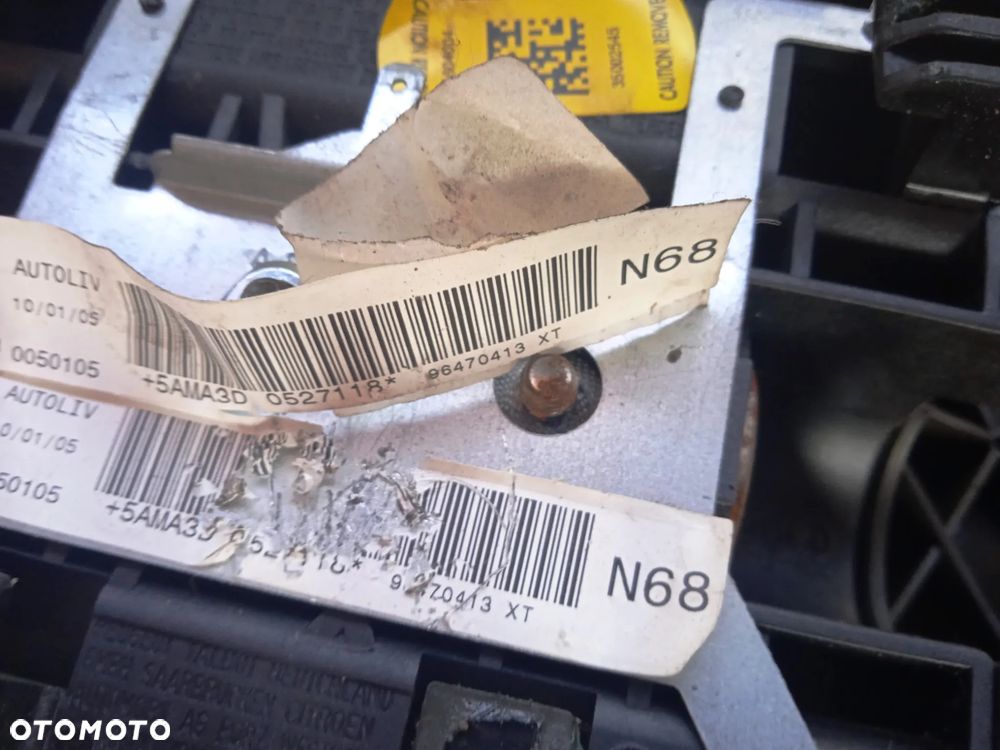 Poduszka powietrzna kierowcy Airbag Citroen Xsara Picasso 96470413XT - 3