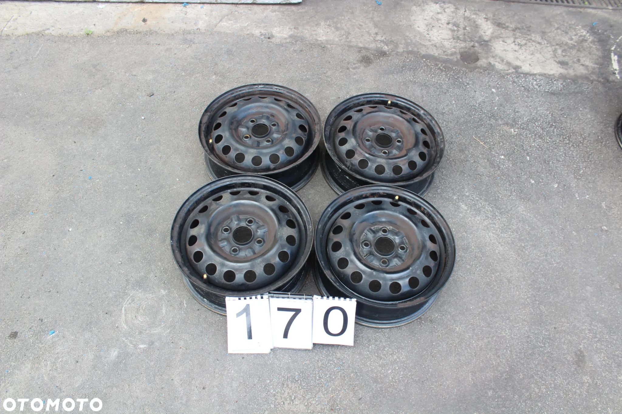 FELGI STALOWE Toyota Aygo, Peugeot 107, Citroen C1   4x100Ø54  4.5x14  ET39 - 1
