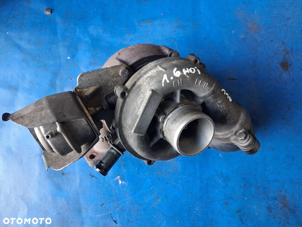 Turbosprężarka Turbo Turbina Ford Citroen Peugeot Mazda Volvo 1.6HDI 1.6 TDCi 109KM 110KM 9657248680 GT1544V JAK NOWA - 1