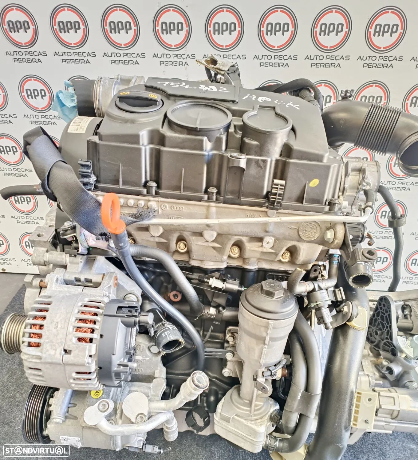 Motor VW 1.9 TDI de 105 CV, referência BLS, aproximadamente 174 000 KMS . - 1