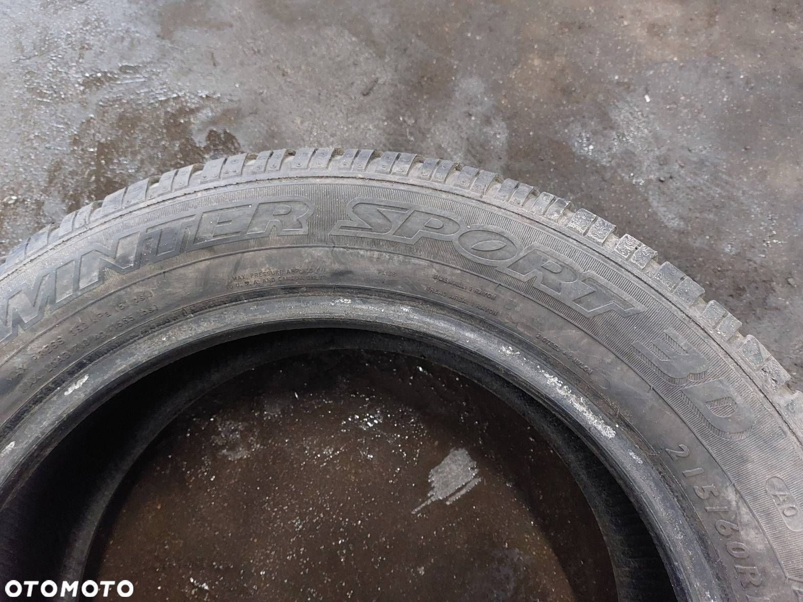 OPONY ZIMOWE 2 SZT 215/60R17 2018R DUNLOP WINTER SPORT 3D - 3