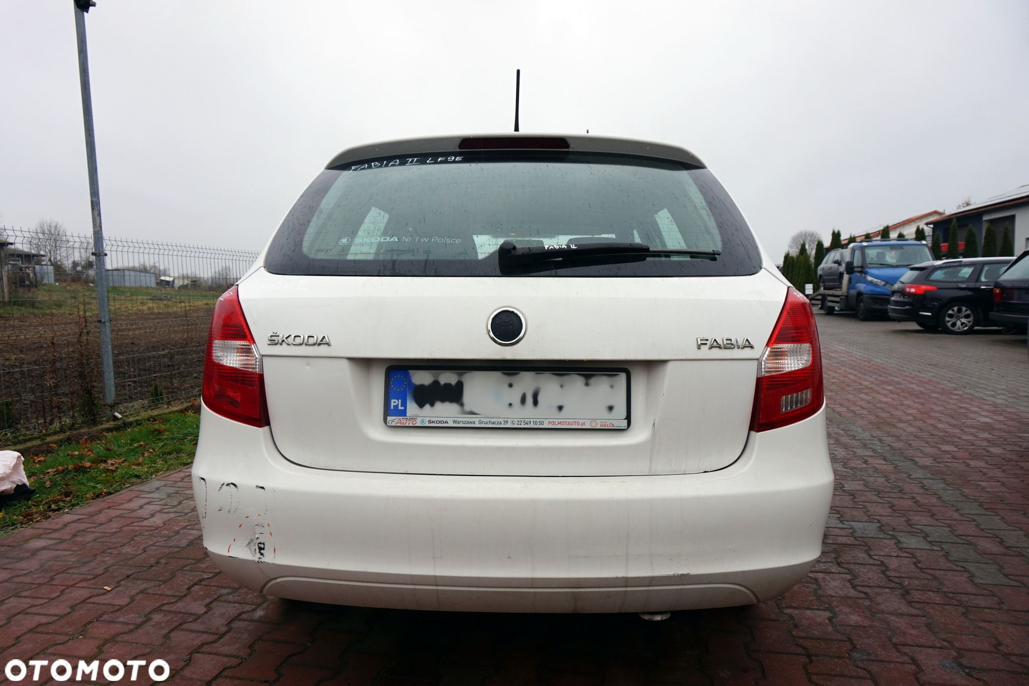 SKODA FABIA II 545 LIFT KOMBI 2013 LF9E 1.2 12V CGPA 70KM LNR BIAŁY na części - 4