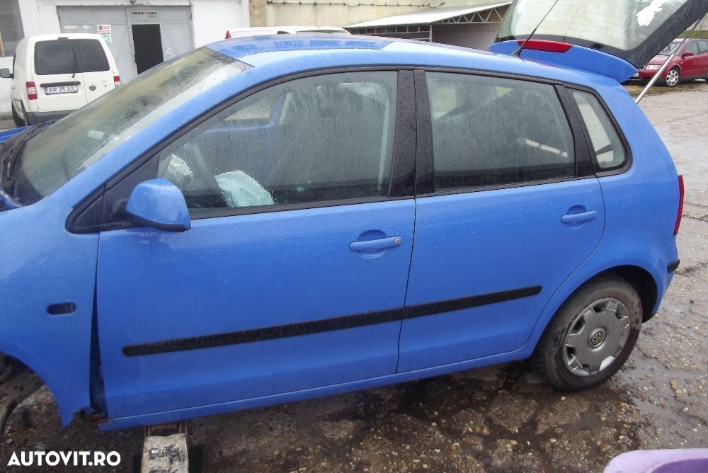 Usa VW Polo 9n 2002-2009 usi gri negre fata spate stanga dreapta - 3