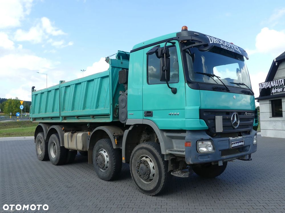 Mercedes-Benz ACTROS 4144 / 8x8 / WYWROTKA MEILLER 3-STRONNA / MANUAL / - 10