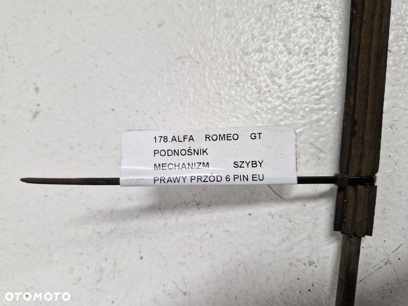 ALFA ROMEO GT PODNOŚNIK MECHANIZM SZYBY PRAWY PRZÓD PRZEDNI SILNICZEK 6 PIN EU - 5