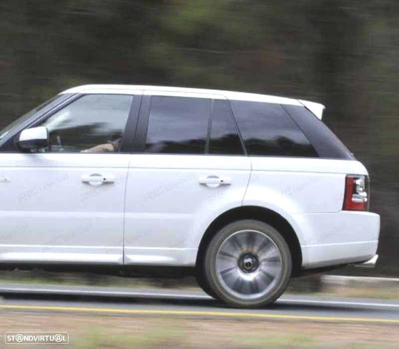 AILERON SPOILER DE TETO RANGE ROVER SPORT L320 10-12 LOOK AUTOBIOGRAPHY + TERCEIRA LUZ DE FREIO - 2