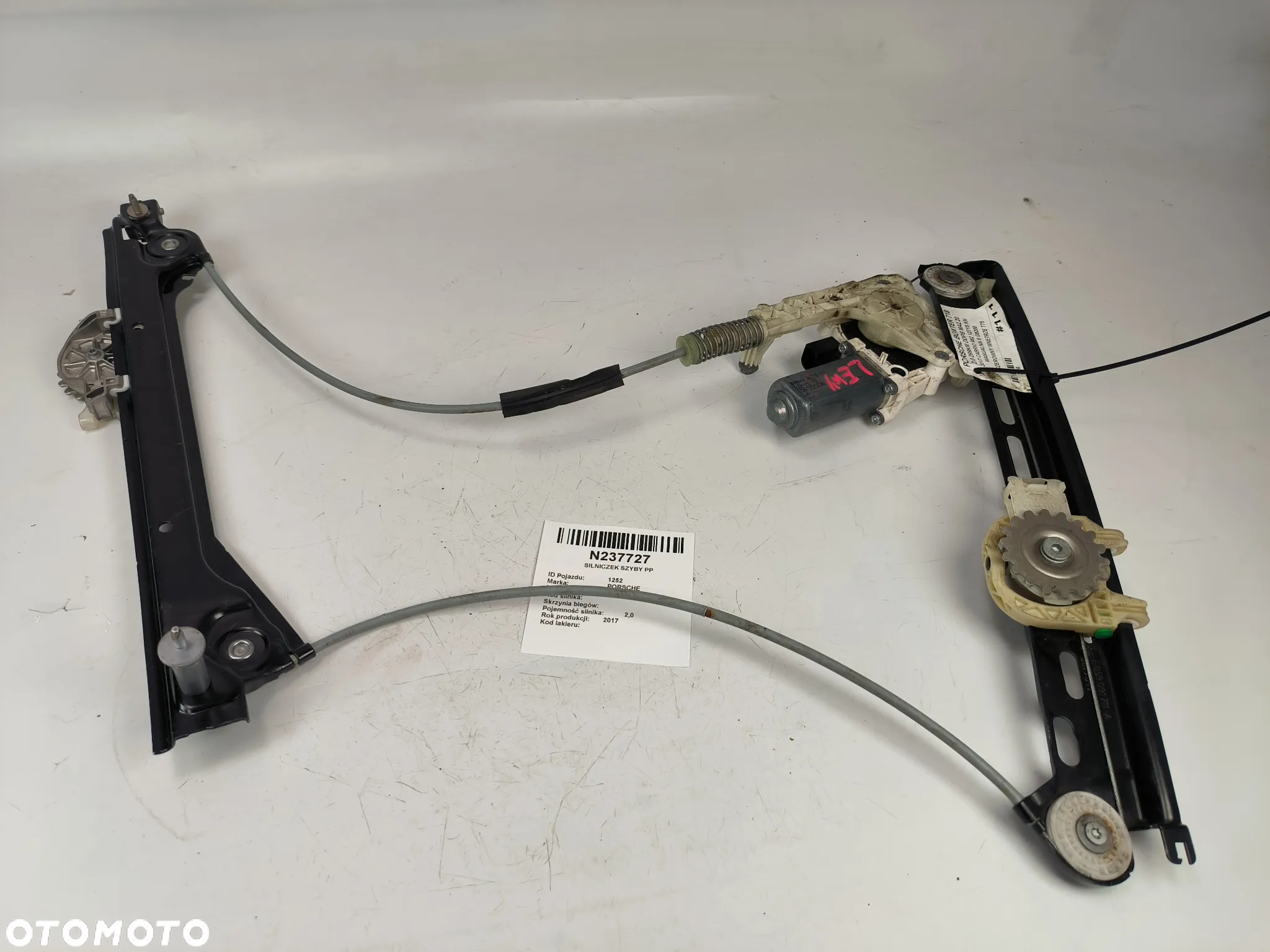 Elektryczny podnośnik szyby drzwi przednich lewy  99154207502 Porsche Boxtser 718  2017r. - 4