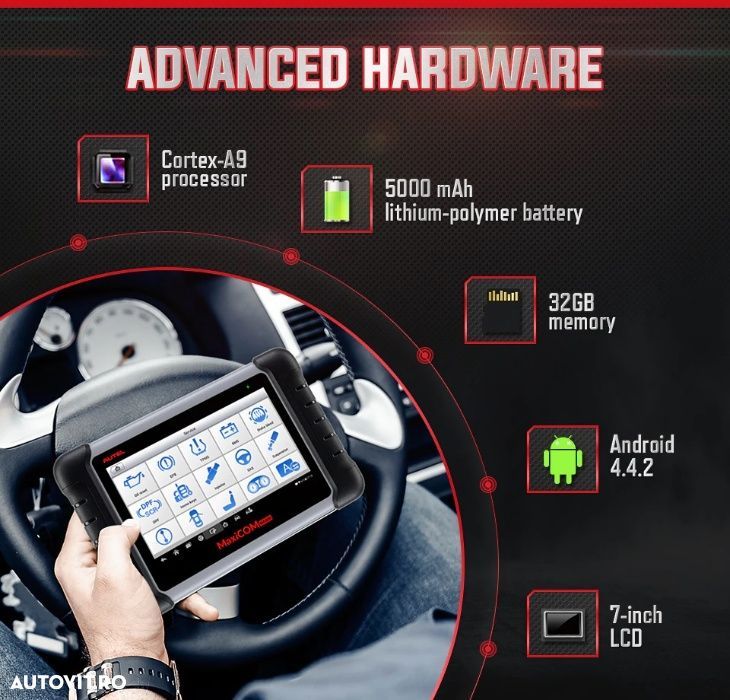 Tester auto multimarca profesional Autel MaxiCOM MK808S OBD2 - 2