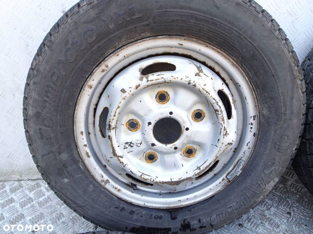 felgi stalowe z oponami kpl. ford transit mk5 15'' 5x108 et 60 - 5
