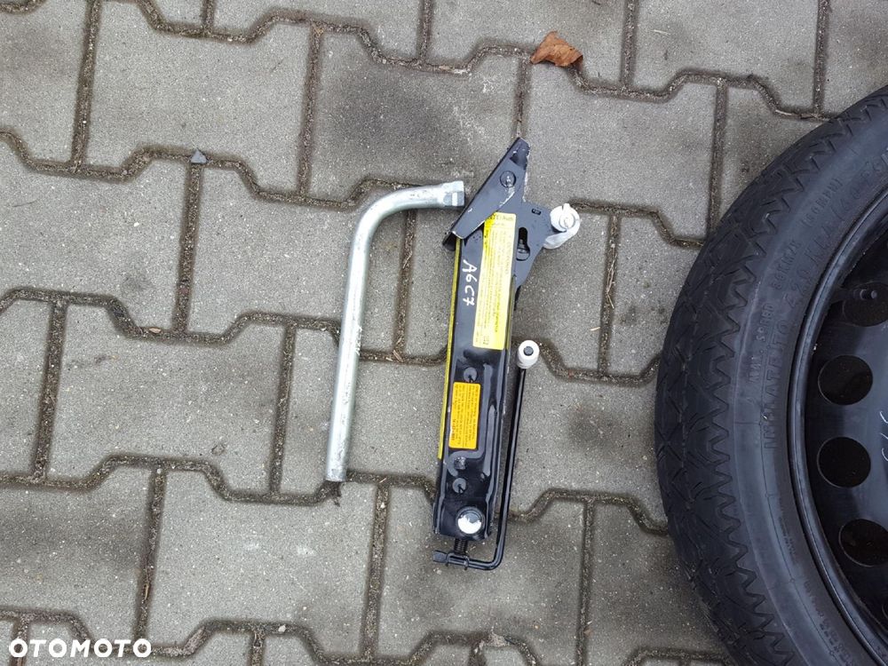 AUDI A6 C7 10-18r AUDI A7 18r- KOŁO DOJAZDOWE r20 5X112 LEWAREK KLUCZ UCHO - 2