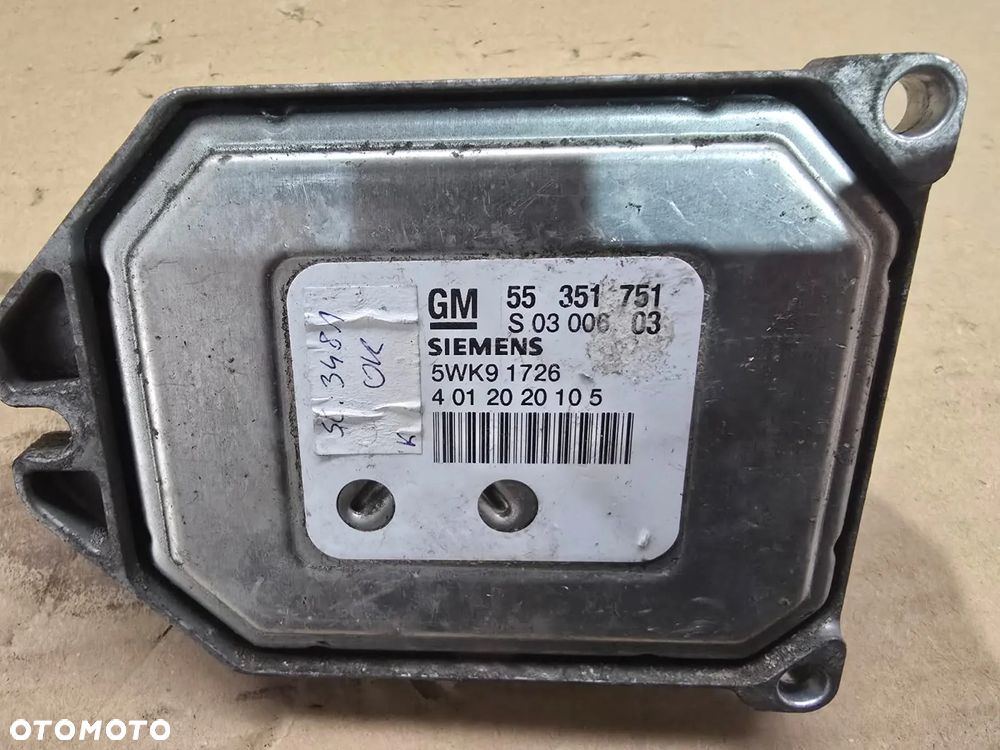 OPEL ASTRA G II ZAFIRA VECTRA 1.8 KOMPUTER STEROWNIK 55351751 5WK91726 - 2