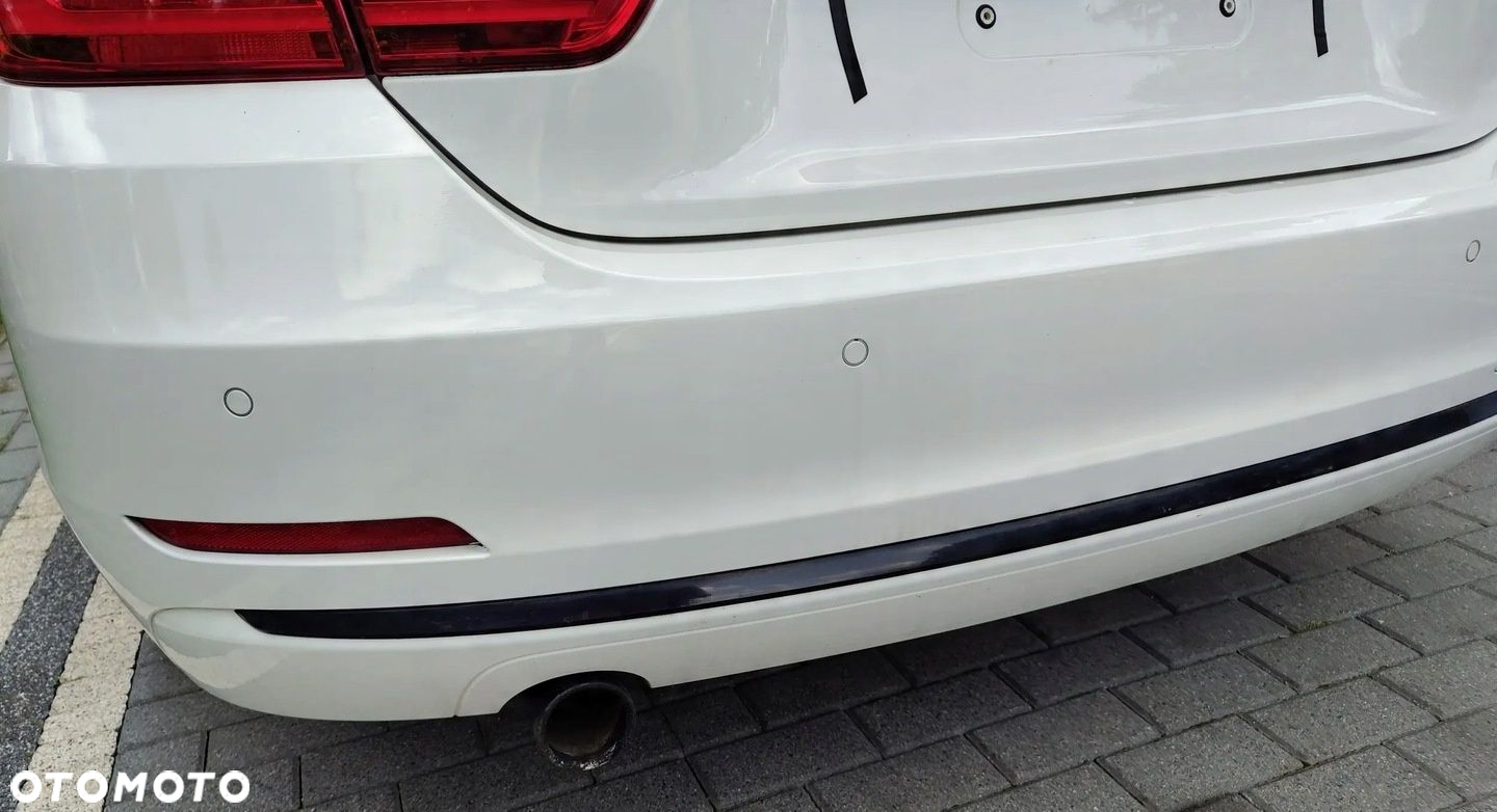 BMW 4 IV F32 ZDERZAK TYLNY SPORT LINE 300 ALPINWEISS 4 PDC - 4