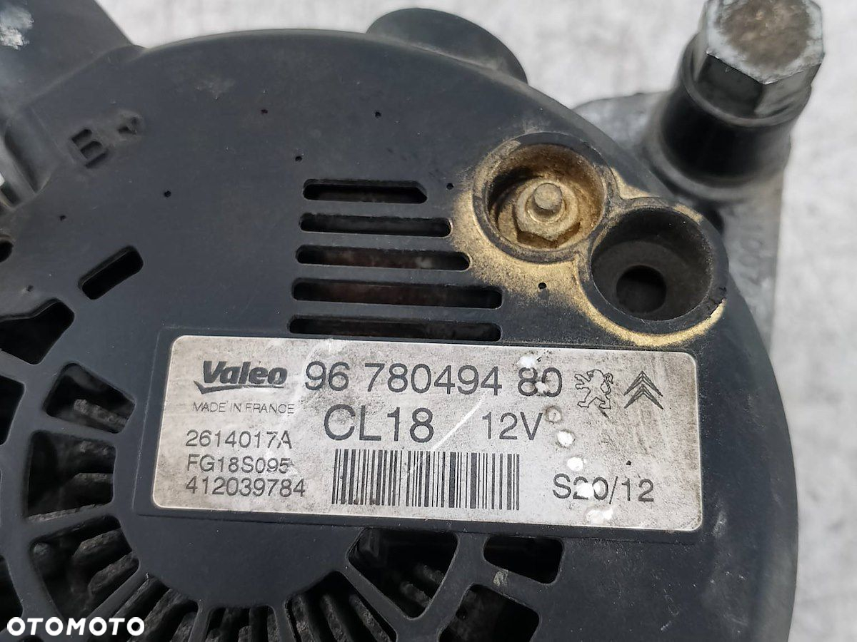ALTERNATOR PEUGEOT 508 9678049480     2614017A 2.0 HDI - 4