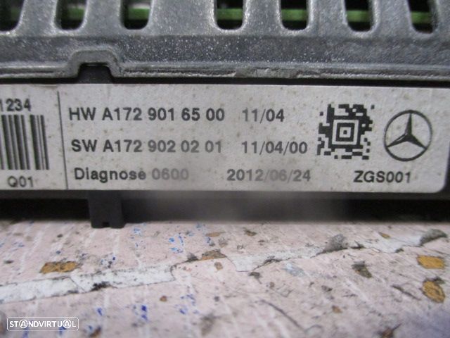 Display Relogio A2C30083500 A1729008500 A1729016500 A1729020201 MERCEDES C S204 W204 FASE 2  2012 200CDI 136CV 5P PRETO DANIFICADO - 7