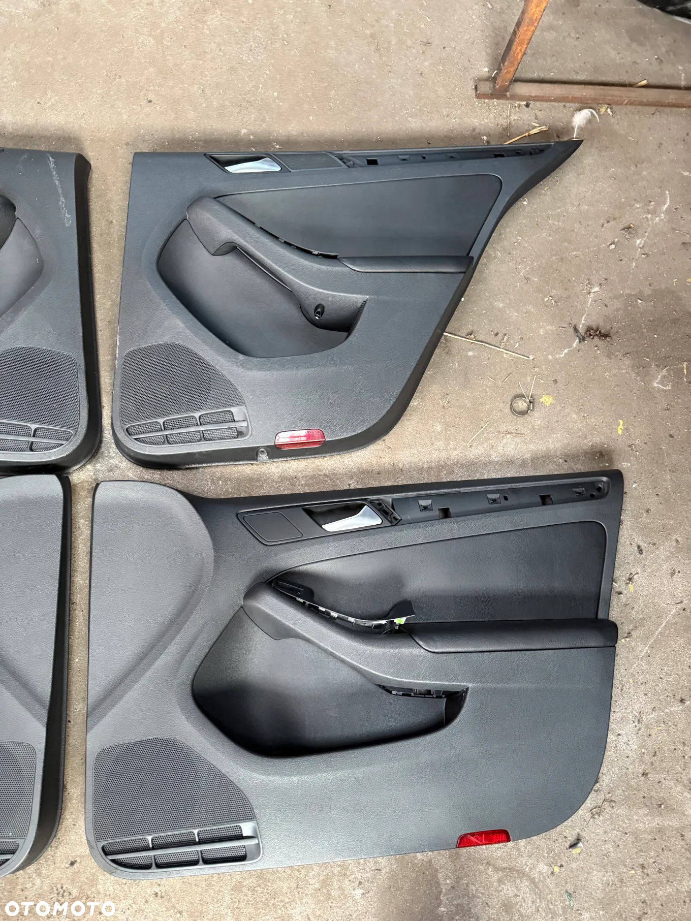 VW JETTA A6 VI FOTELE KANAPA TAPICERKI PÓŁSKÓRA KOMPLET EUROPA - 8
