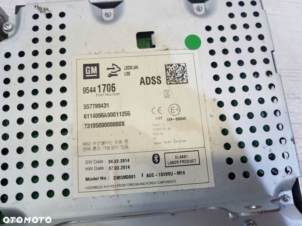 radio cd opel mokka a 95441706 - 3