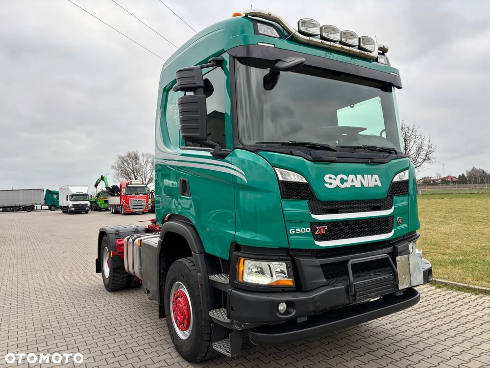 Scania G 500 XT  4x4 stały napęd , hydraulika do wywrotu, na poduszkach , stan TOP , sprowadzona z Niemiec, serwisowana , - 1