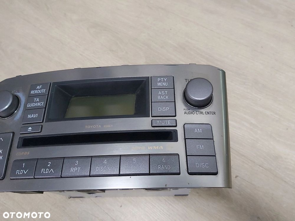 TOYOTA Avensis T25 LIFT Radio CD radioodtwarzacz W58831 86120-05120 - 3