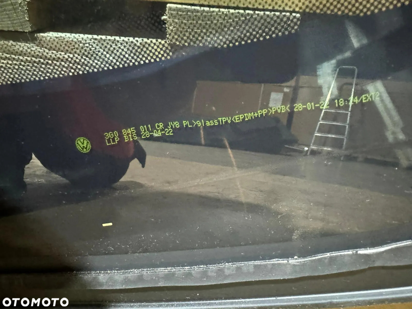 VW PASSAT B8 SZYBA PRZEDNIA CZOŁOWA PODGRZEWANA GRZANA CZUJNIK SENSOR ORYGINAŁ 22 R 2022 ROK 21 2021 2020 R 20 R NOWA! - 7