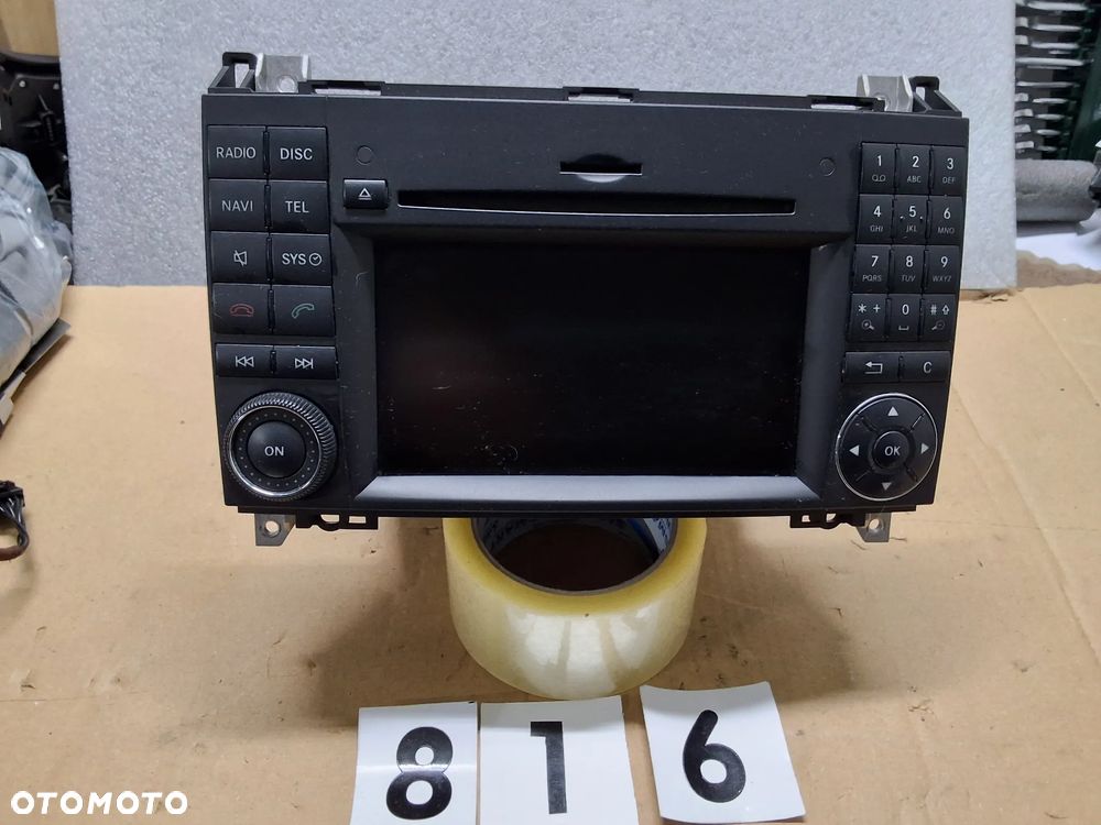 MERCEDES B-KLASA W245 A-KLASA W169 RADIONAWIGACJA KOMAND A1698704994 - 2