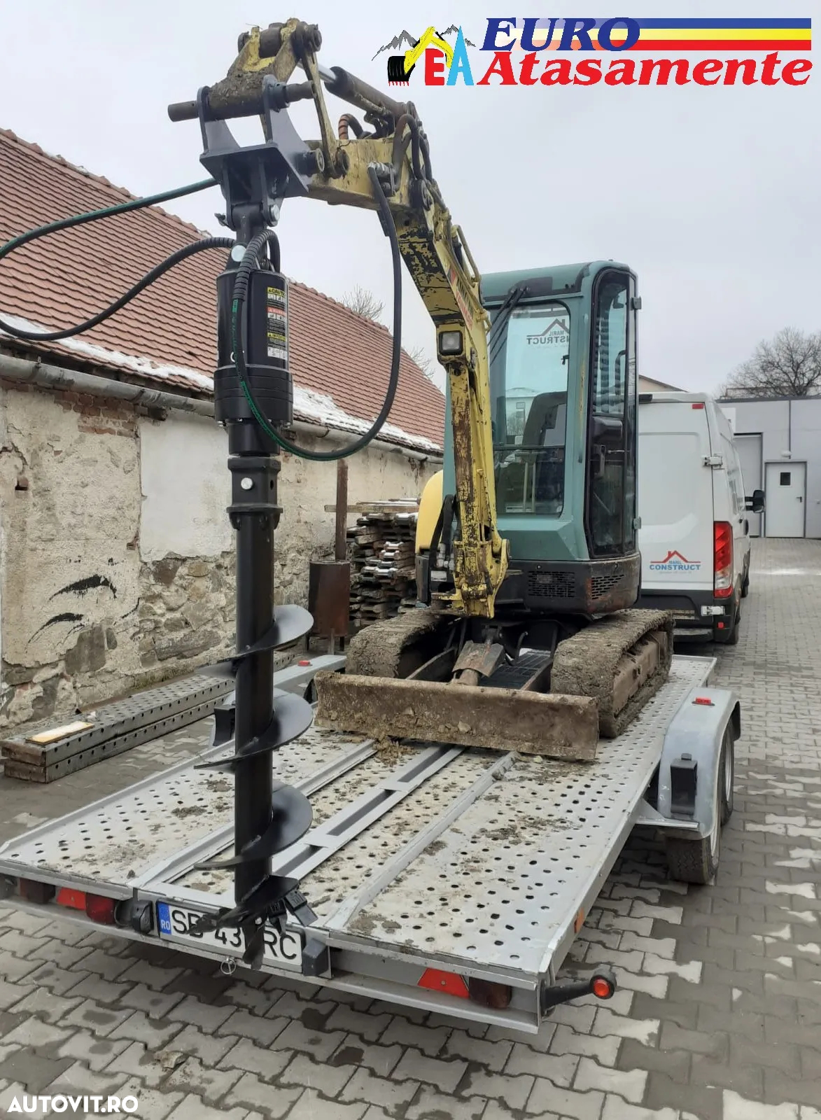 Foreza burghiu pentru miniexcavator Digga PDD 4 - 6