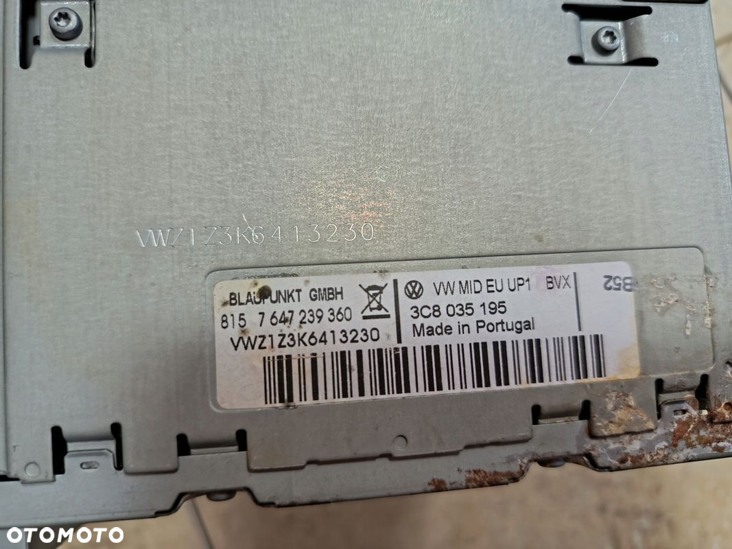 SHARAN 7N CD RADIO RCD510 + KOD - 6