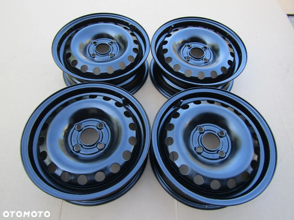 4x Felgi Stalowe 14 VW UP Skoda Citigo Seat Mii 5 j 4x100 ET35 piasta 57,1 mm  / ORYGINALNE - 3