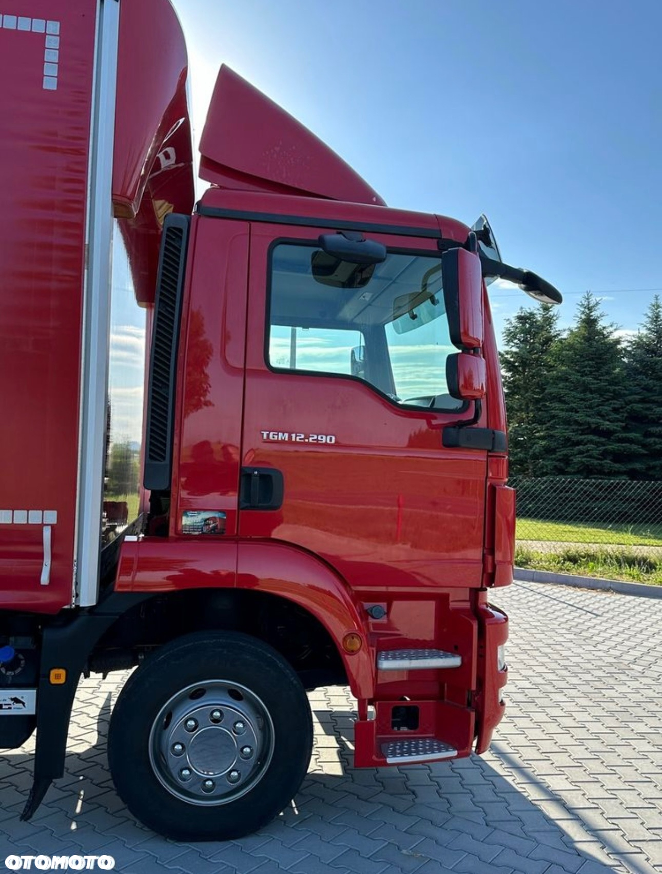 MAN TGM 15.290 / FIRANKA / AUTOMAT / CAŁY NA PODUSZKACH / 21 EUROPALET / 8.5 M DŁUGOŚCI / EURO 6 - 9