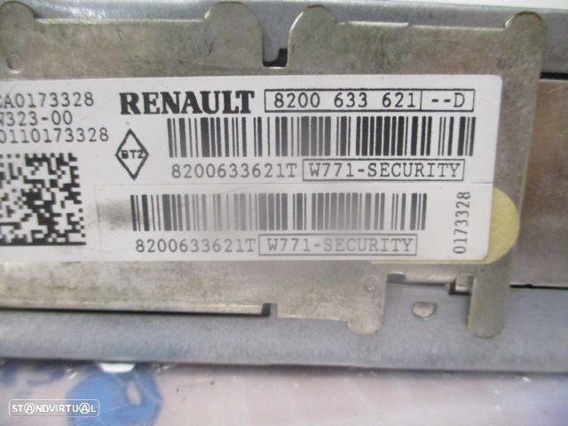 Radios 8200633621D  8200633621T RENAULT CLIO 2 2010 1.5Dci 65CV 3P BRANCO RENAULT W771-SECURITY - 4